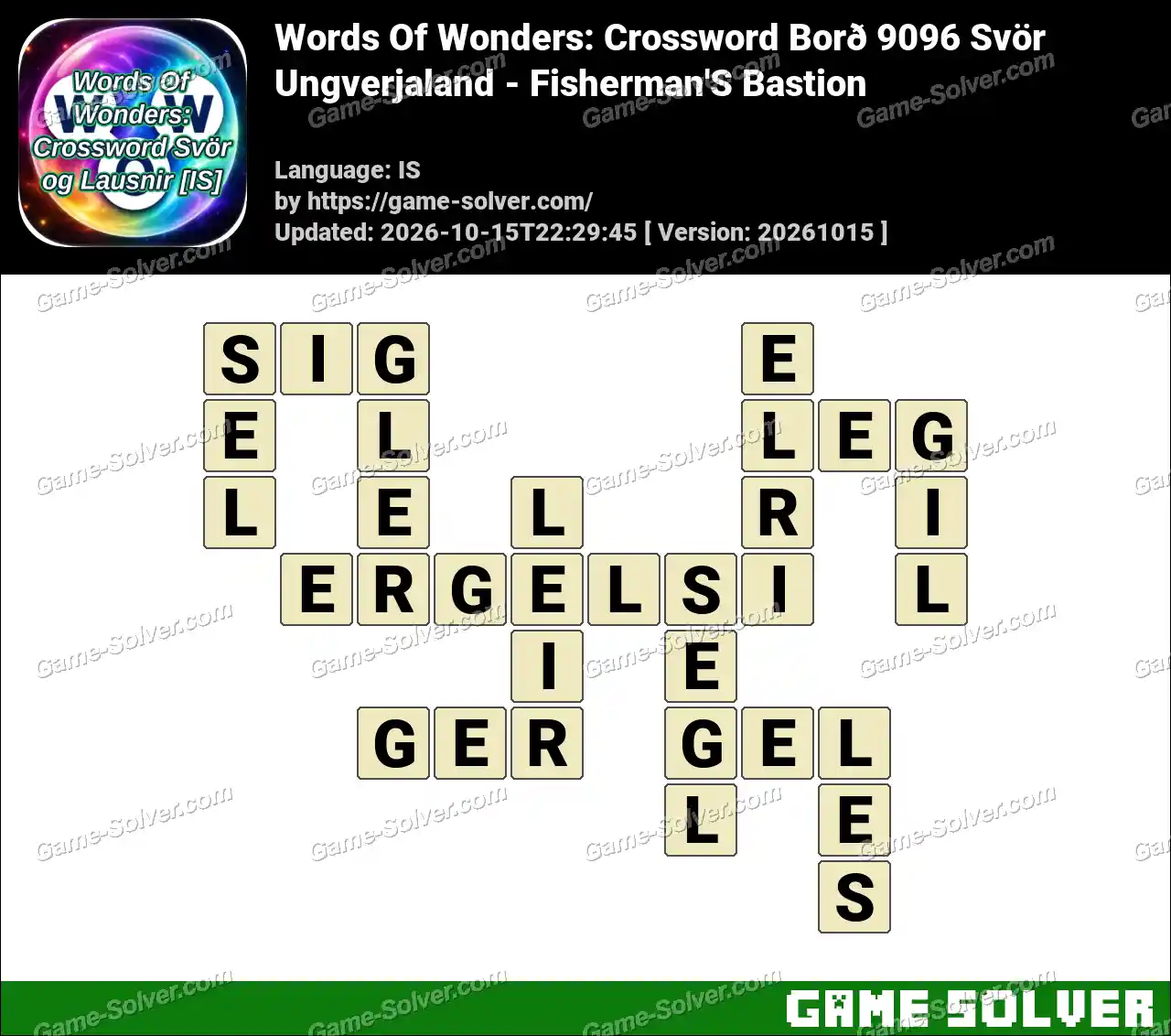 Words Of Wonders: Crossword Borð 9096 Svör – Ungverjaland – Fisherman’S Bastion